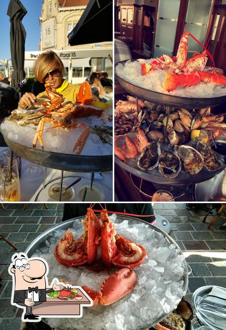 Get seafood at Cafe de Paris
