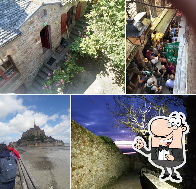 L'extérieur de Crêperie La Cloche Mont-Saint-Michel