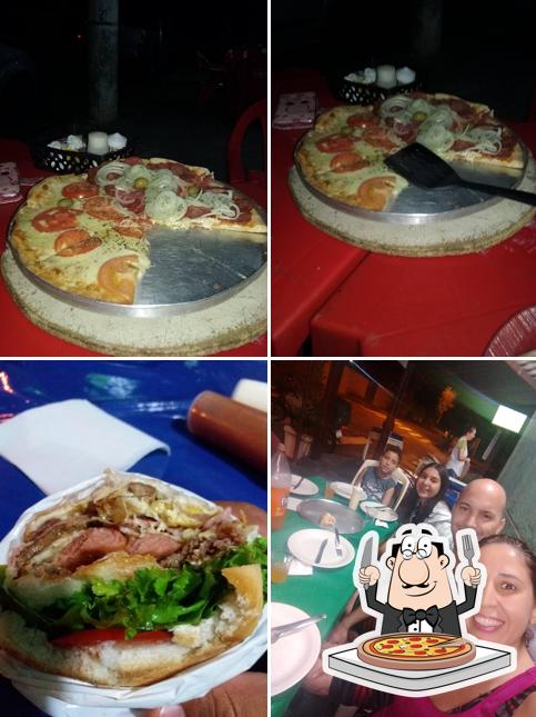 Consiga diferentes tipos de pizza