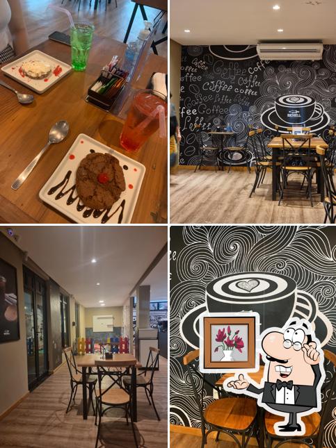 O interior do Duckbill Cookies & Coffee - Manaus Vieiralves