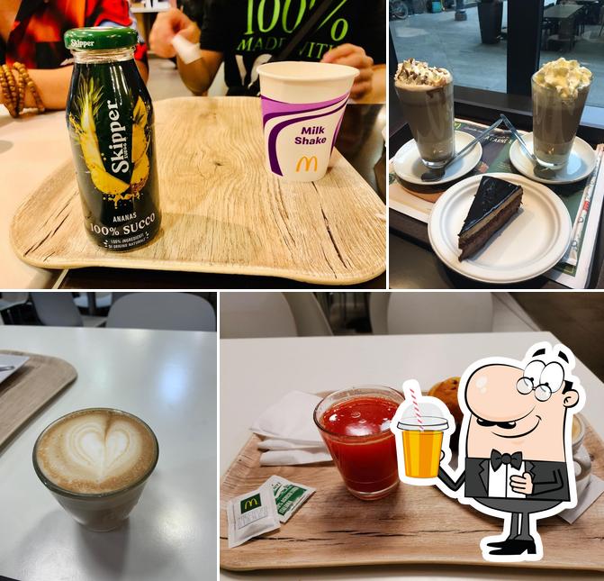 McDonald's Milano Stazione Centrale serve un'ampia gamma di cose da bere