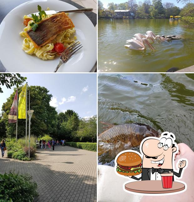 Отведайте гамбургеры в "Seerestaurant Café Im Luisenpark - Mannheim"