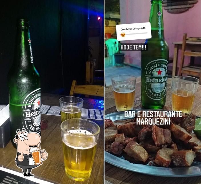 Bar e Restaurante Marquezini offerece uma gama de cervejas