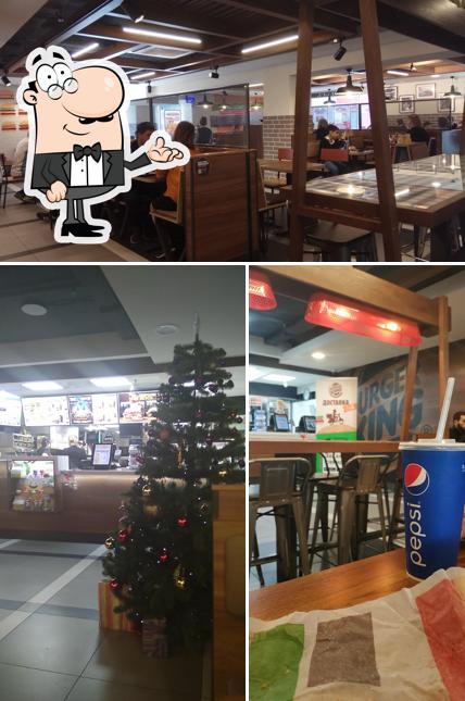 L'intérieur de Burger King