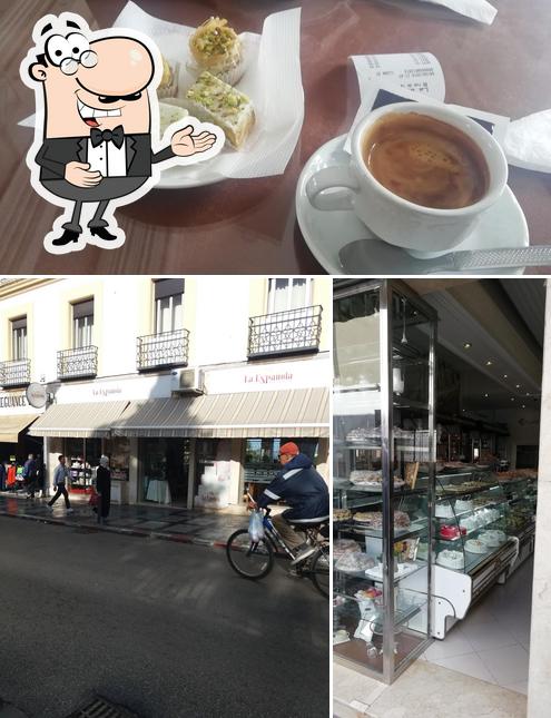 Look at the picture of Café La Española