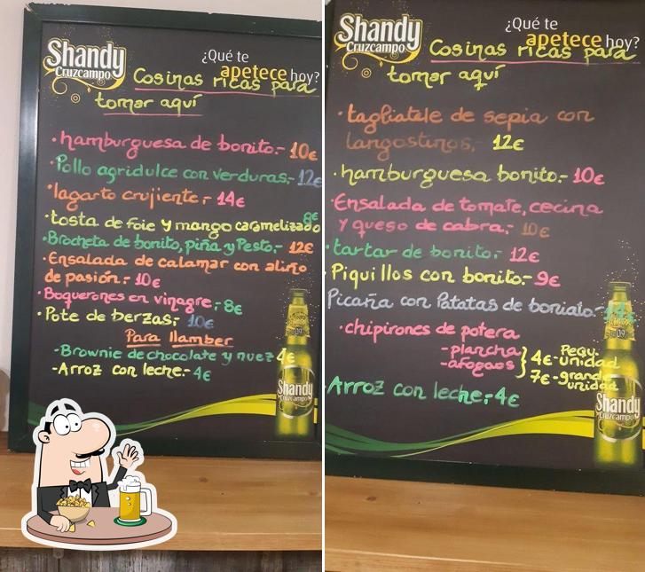 "La Taberna de María" предоставляет гостям большой выбор сортов пива