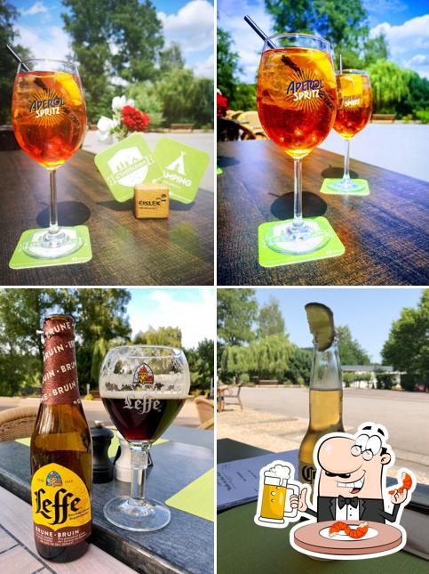 Vous pouvez prendre un verre de bière blonde ou brune