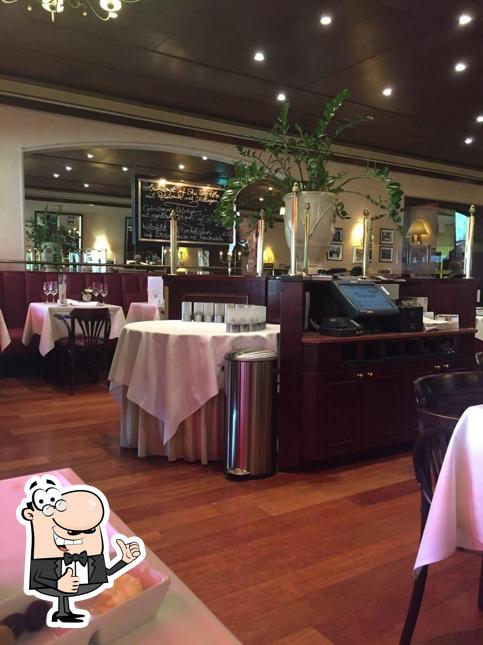 See this picture of La Brasserie