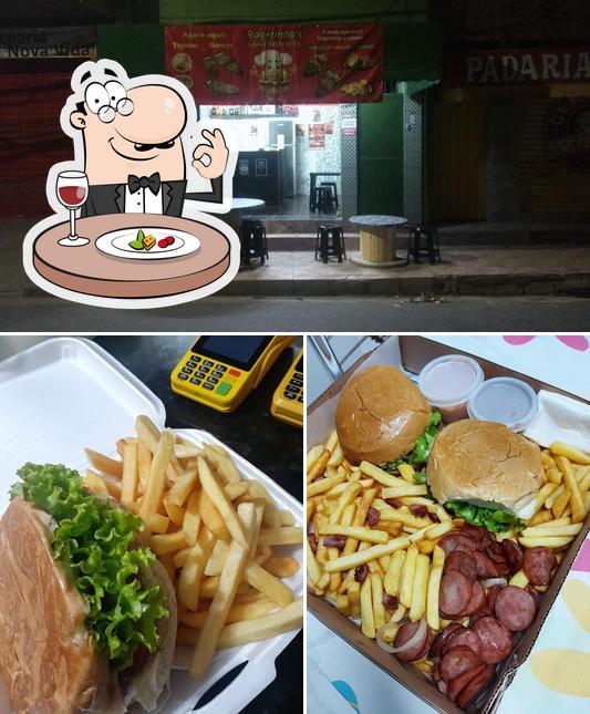 Еда и внешнее оформление в Lanchonete Rogerinho's