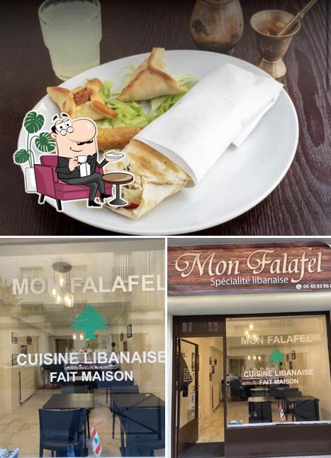 L'intérieur de Mon Falafel