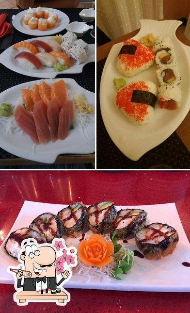 Essayez de nombreuses options de sushi