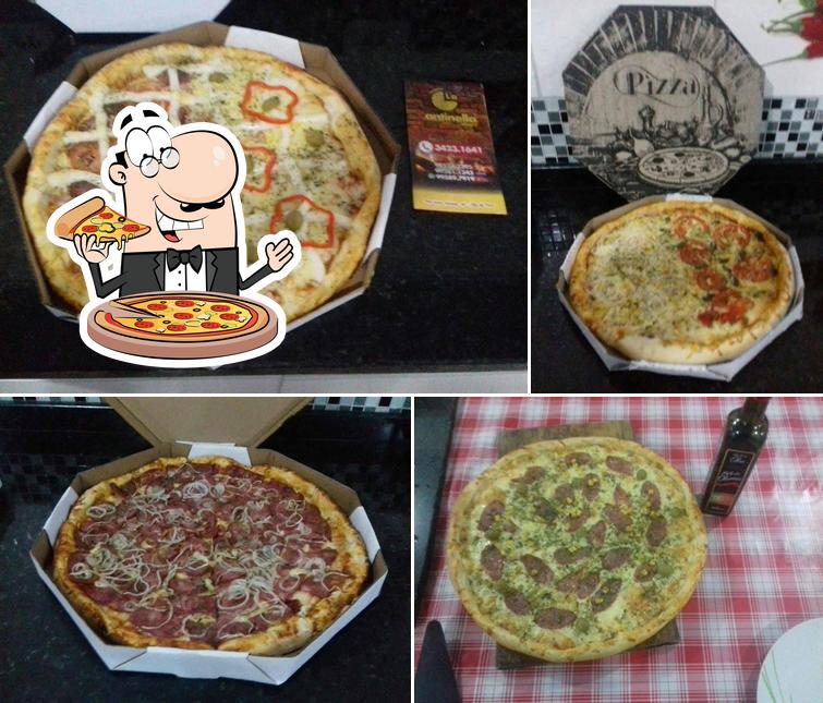 Escolha diversos tipos de pizza