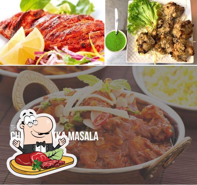 Get meat meals at Aroma India