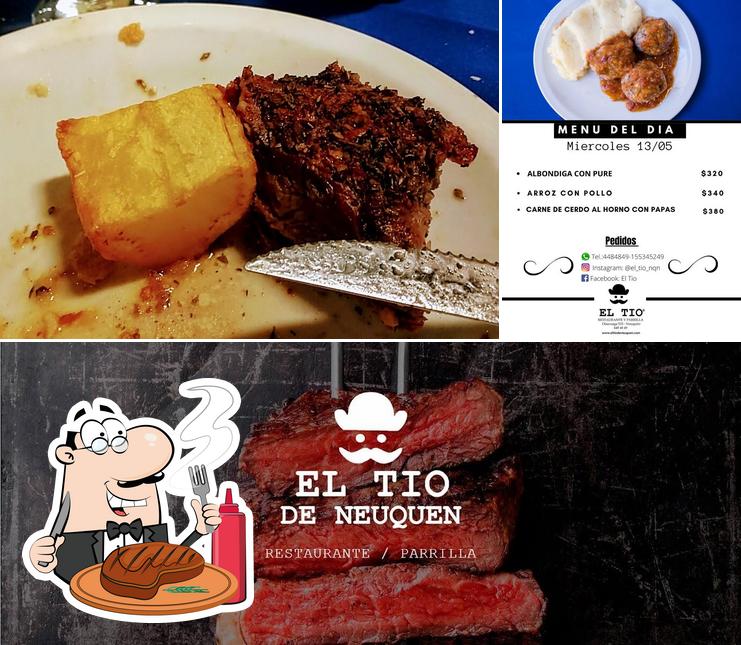 Закажите мясные блюда в "El Tío"