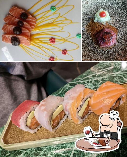 Oishi Sushi Viterbo Japanese & Chinese Restaurant tiene platos con carne