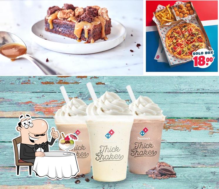 Domino's Pizza Charleroi Nord offre une sélection de desserts