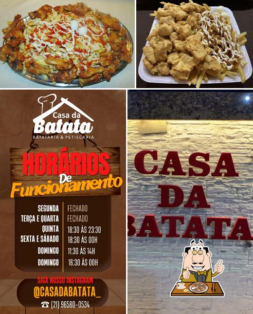 Peça pizza no Casa da Batata