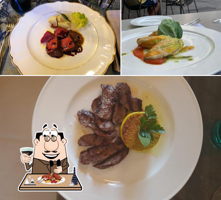 Prenez des plats à base de viande à Ristorante Locanda del Teatro Montefalco