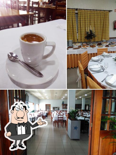 The interior of Restaurante Estrela do Monte
