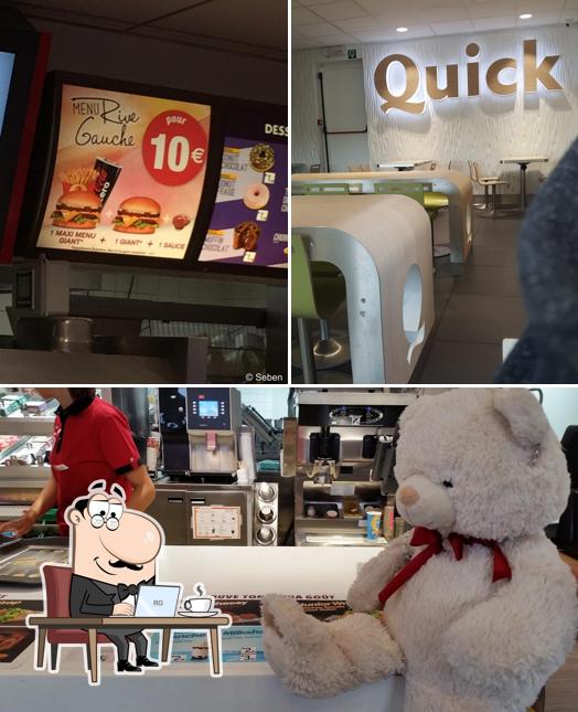 Aufnahme von innere und burger bei Quick Flémalle