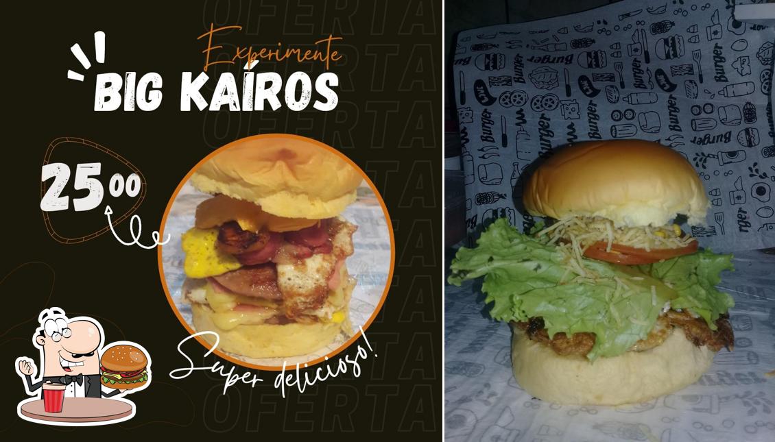 Os hambúrgueres do Kairos Hamburgueria irão satisfazer diferentes gostos