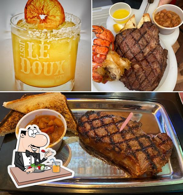 Food at Just LeDoux It Saloon & Steak Out