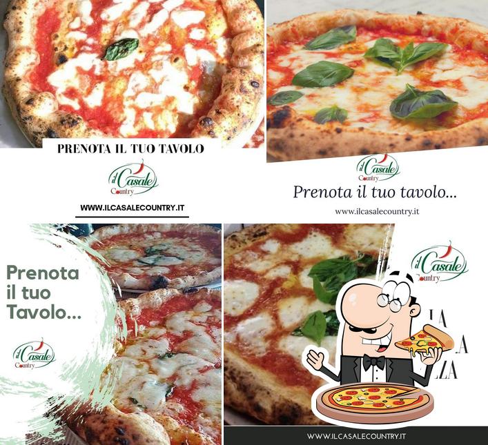 Scegli una pizza a Il Casale Country