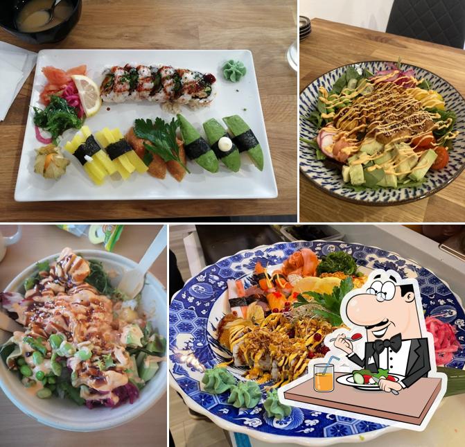 Food at Unagi Sushi