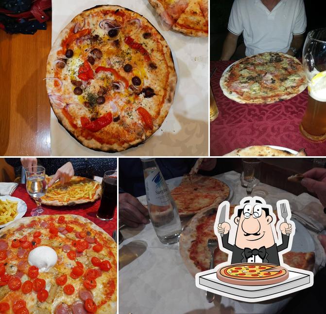 A Pizzeria La Montelliana, puoi ordinare una bella pizza