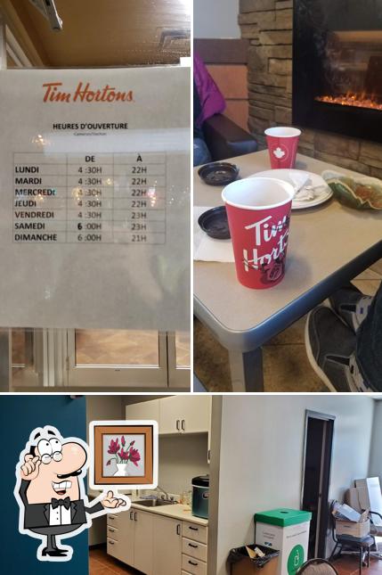 Découvrez l'intérieur de Tim Hortons