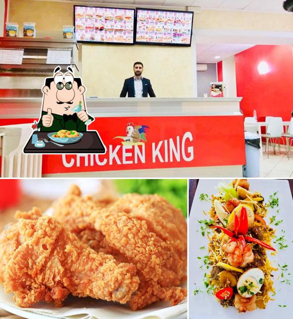 La foto di cibo e interni da Chicken King