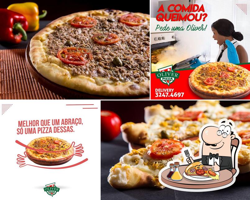 Peça diferentes estilos de pizza