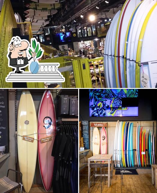 L'extérieur de Magasin Boardriders Quiksilver Billabong Roxy Element DC Shoes RVCA