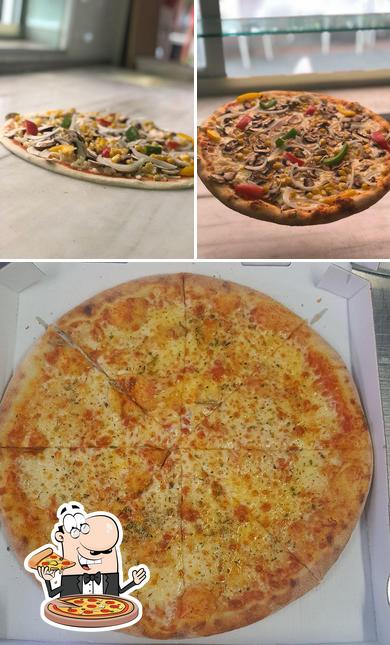 Order different kinds of pizza