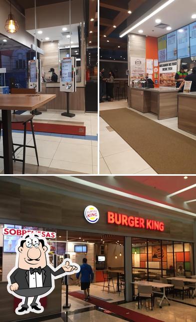 O interior do Burger King