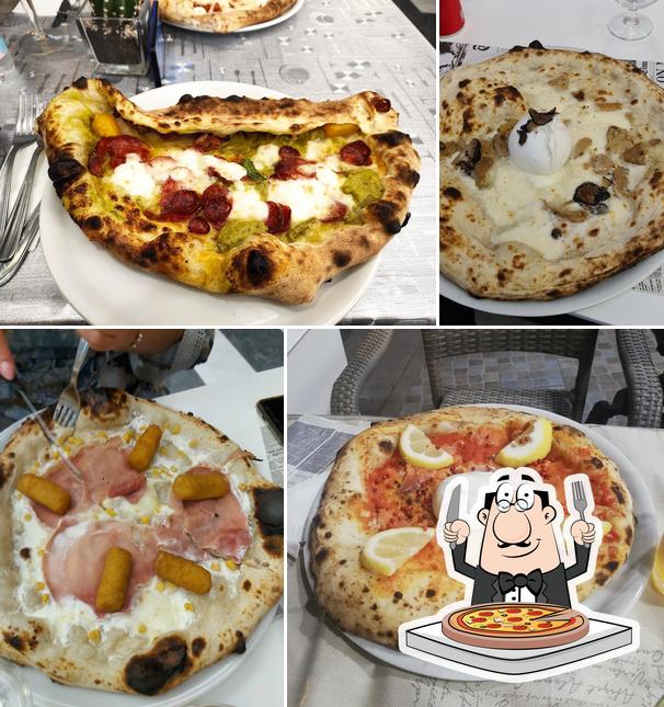 A Da Mario a Mare, puoi provare una bella pizza