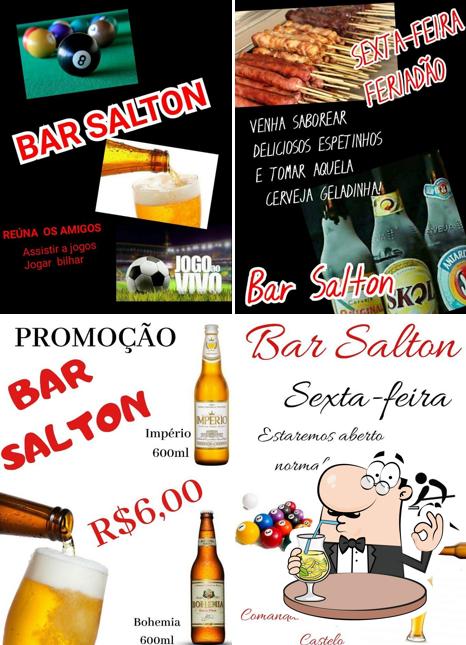 Peça uma bebida do menu