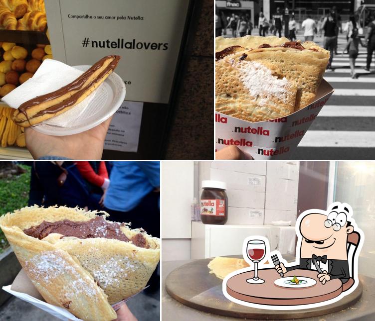 Comida em Nutella Place