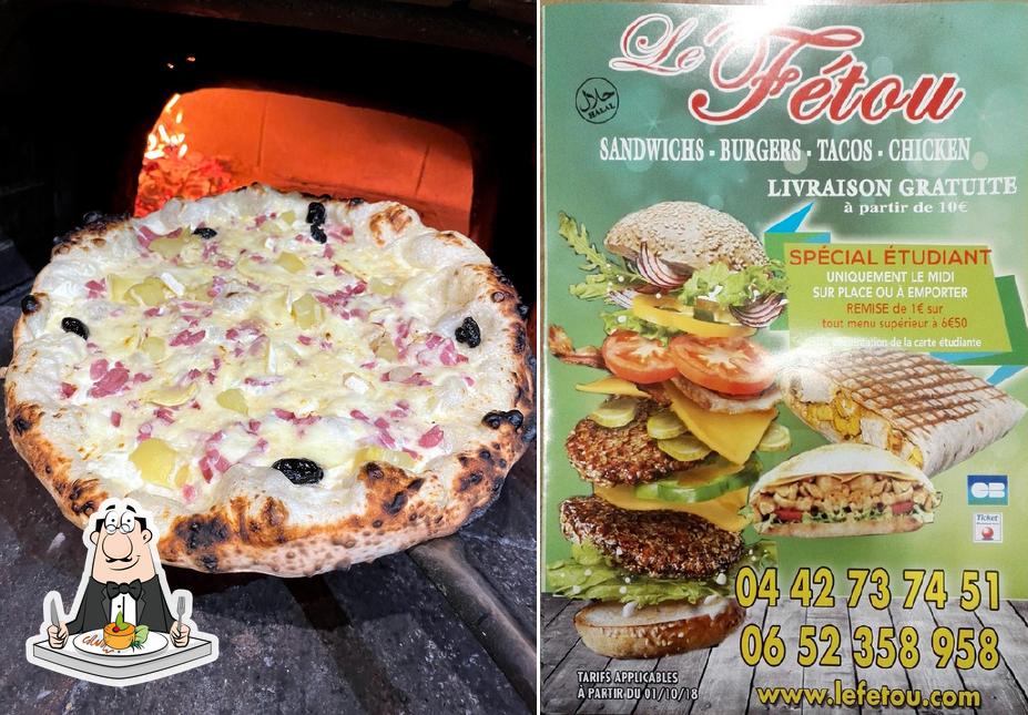 Nourriture à Pizzeria Le Fétou (halal)