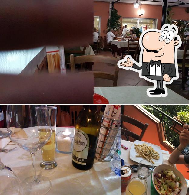 Voici la photo représentant la intérieur et bière sur Ristorante - Pizzeria Maris