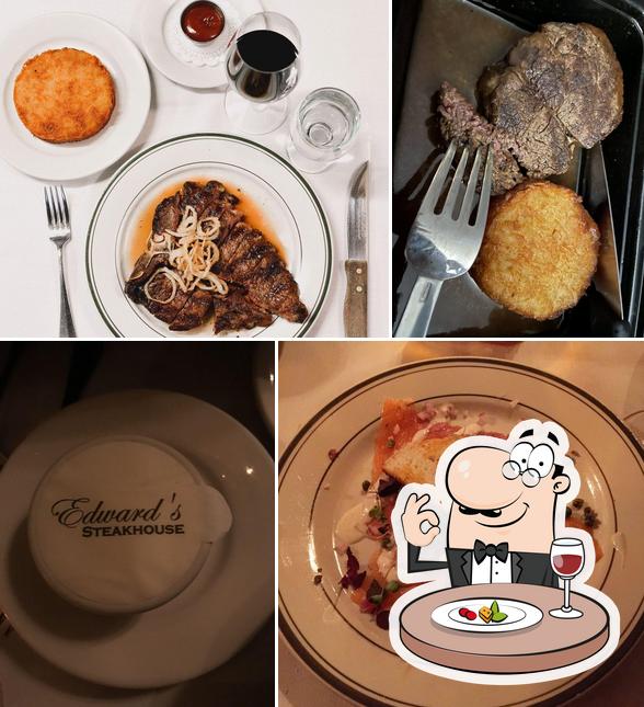 Food at Edward's Steakhouse