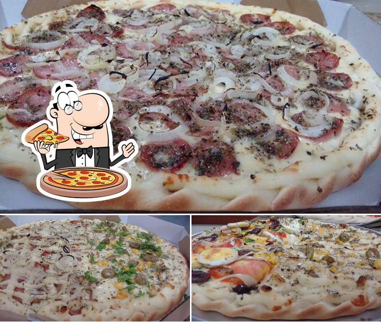 Escolha pizza no Grimaldi Pizzas Rio das Ostras RJ