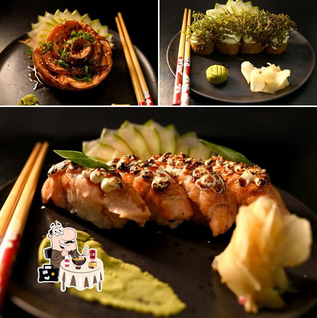 Comida em Sagrado Sushi House