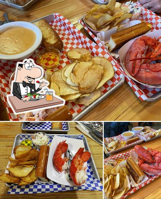 Еда в "New England Lobster Company"