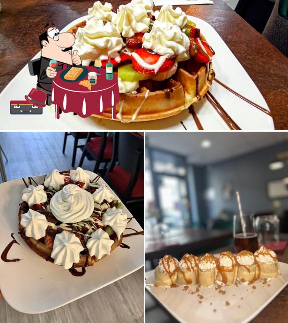 Waffle Paradise offre une variété de plats sucrés