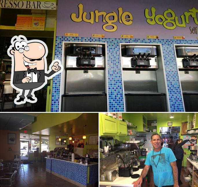 The interior of Jungle Yogurt