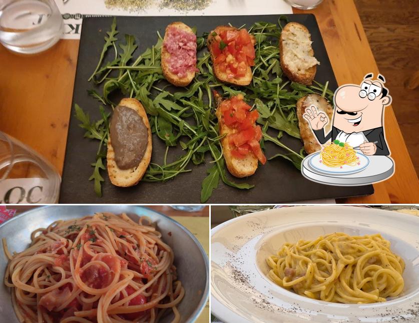 Spaghetti alla carbonara al La Corte dei Limoni