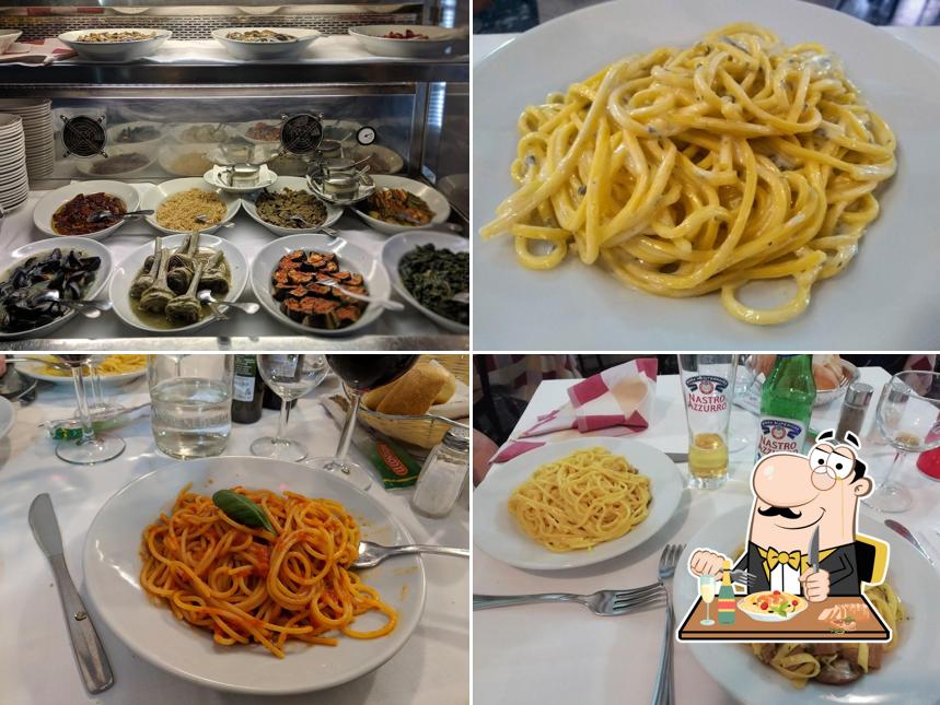 Platti al Trattoria dai Tre Amici al Pantheon