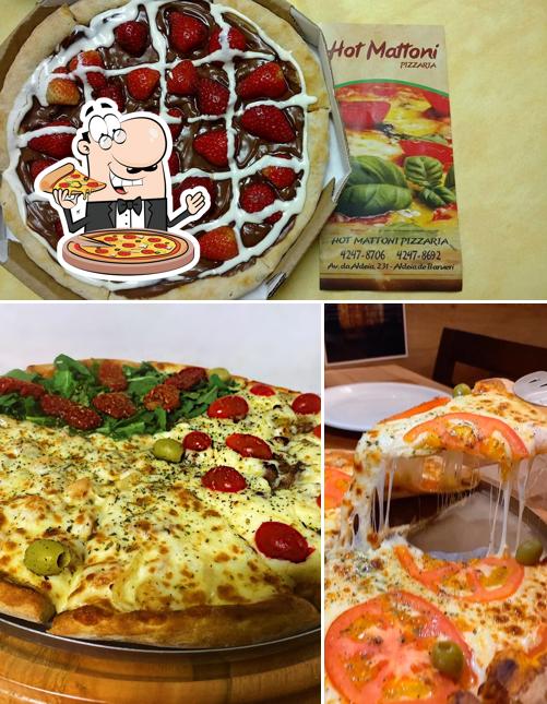 No Hot Mattoni Pizzaria, você pode conseguir pizza