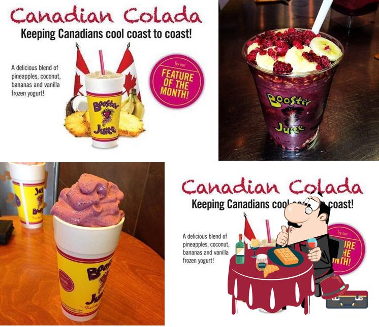 Booster Juice offre une éventail de desserts